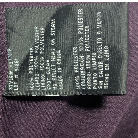 🌲 Plum Embellished Evening Gown – Xscape 6P | Holiday Party • NYE • Formal Dres - Picture 5 of 5